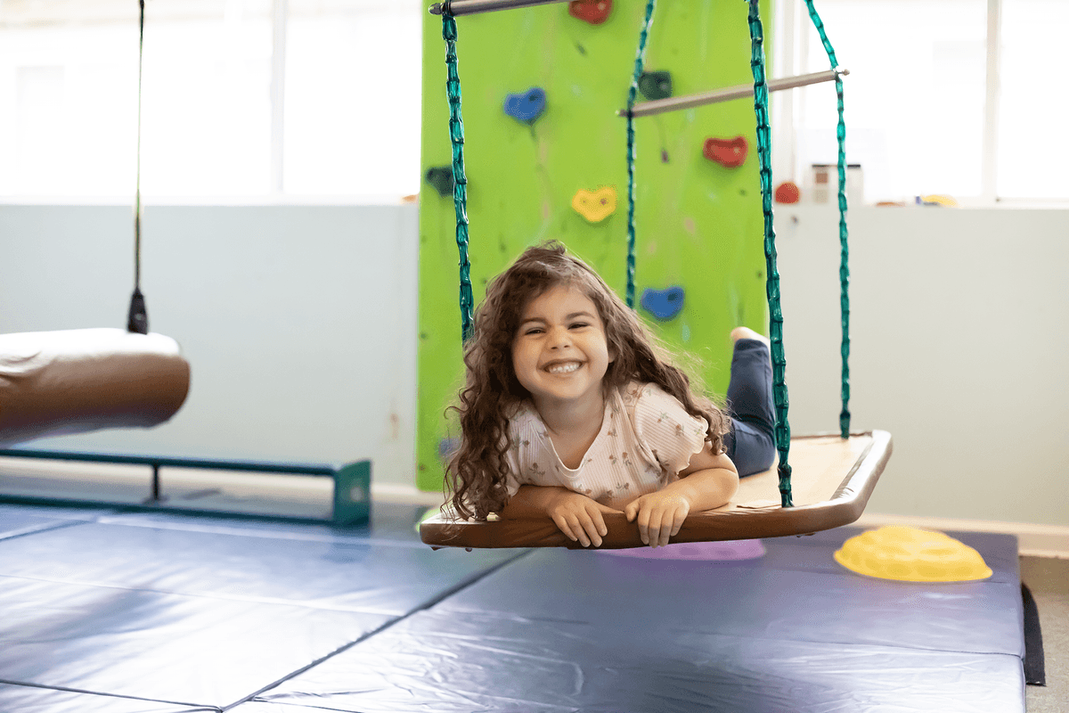 Child receiving pediatric therapy at Coastal Pediatric Therapy Center
