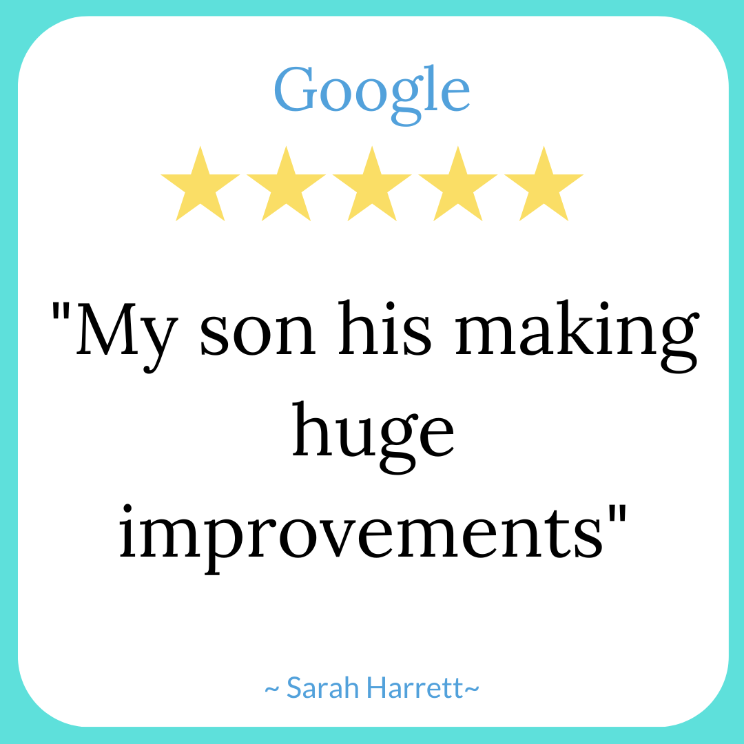 Google review about pediatric therapy. 