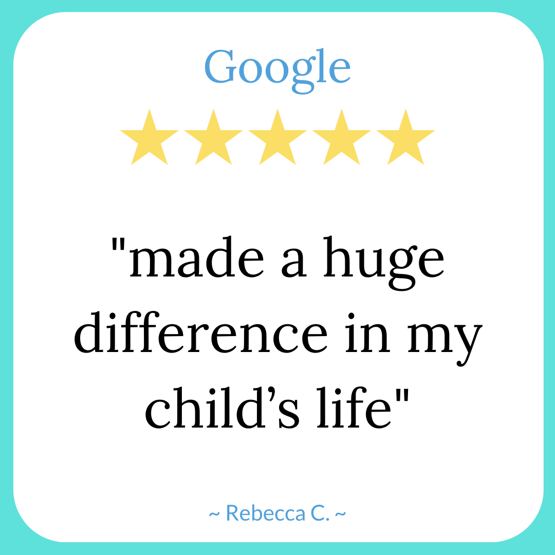 Google Review about pediatric physical therapy and speech therapy. 